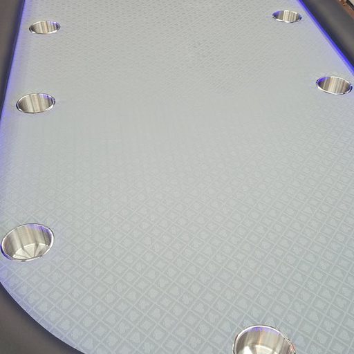 Custom table build by Platinum Poker Tables