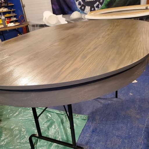 Custom table build by Platinum Poker Tables
