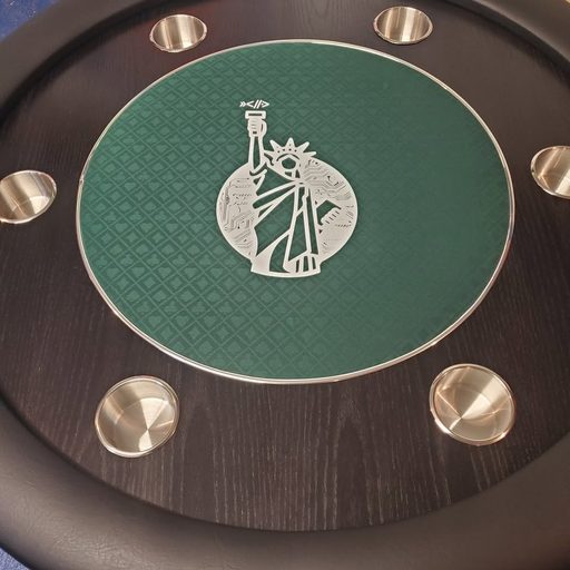 Custom table build by Platinum Poker Tables