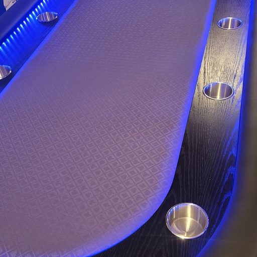 Custom table build by Platinum Poker Tables