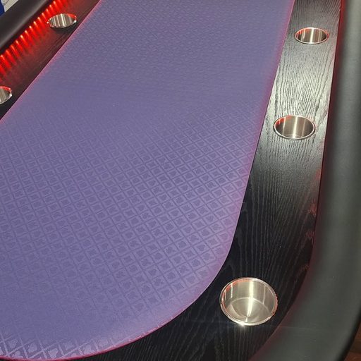 Custom table build by Platinum Poker Tables