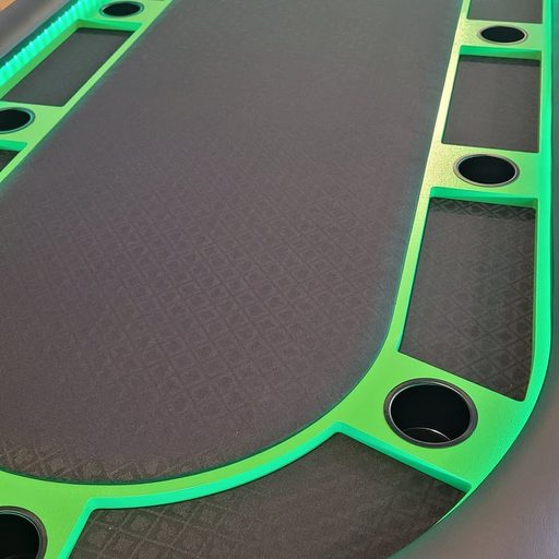 Custom table build by Platinum Poker Tables