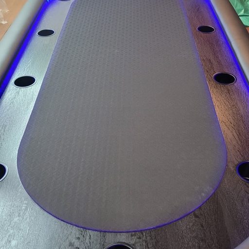 Custom table build by Platinum Poker Tables