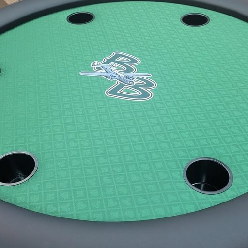 Custom table build by Platinum Poker Tables