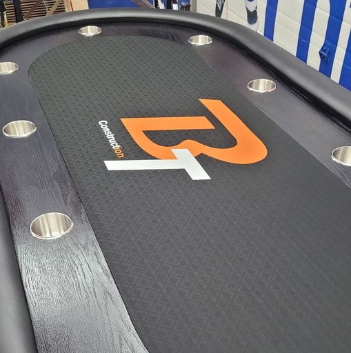 Custom table build by Platinum Poker Tables