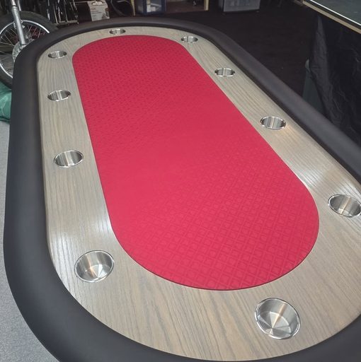 Custom table build by Platinum Poker Tables