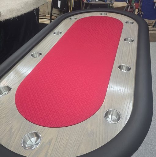 Custom table build by Platinum Poker Tables